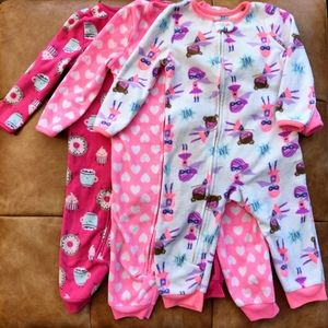 Carter's Toddler 24mo Footless Fleece Pajamas